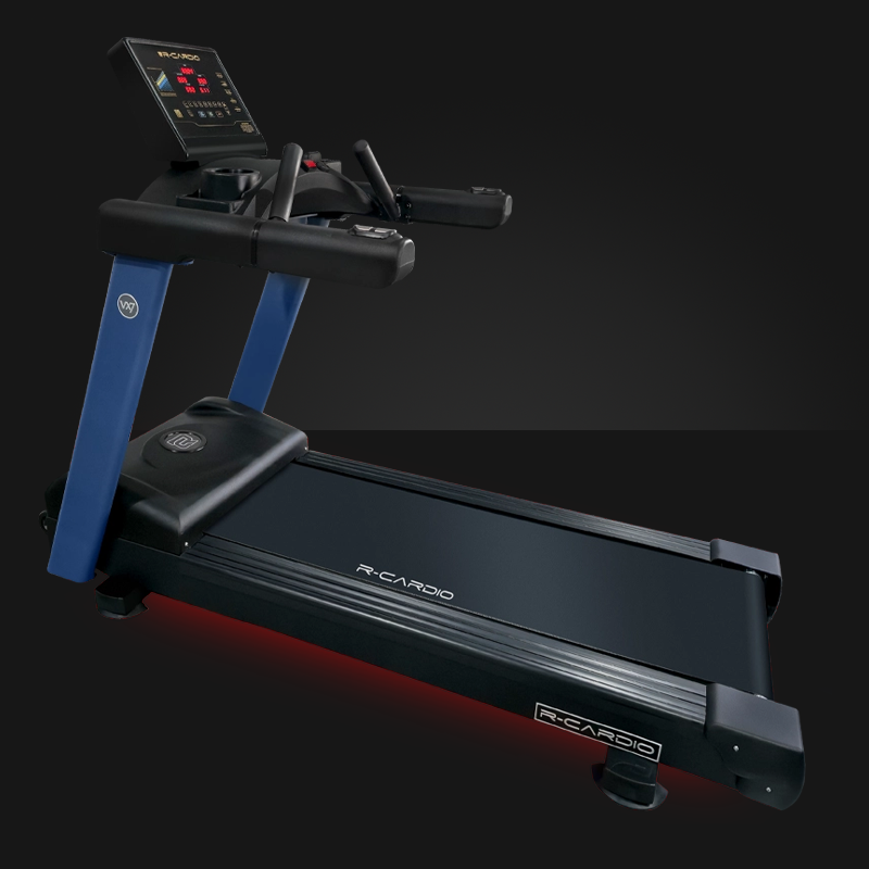 Esteira profissional VX7 R-Cardio para academias com motor WEG e alto desempenho
